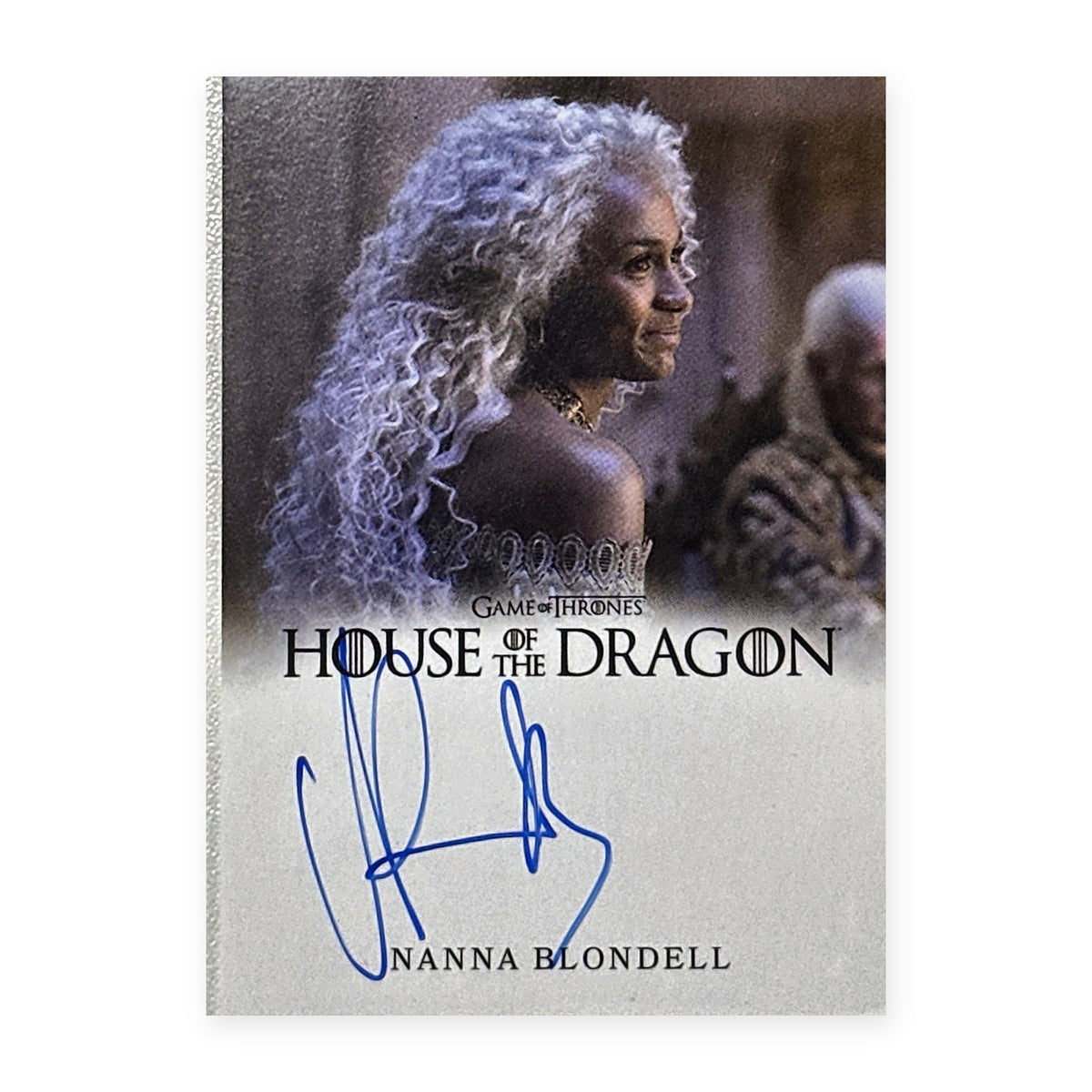 Nanna Blondell Lady Laena Velaryon Autograph HotD Series 2 Vorderseite