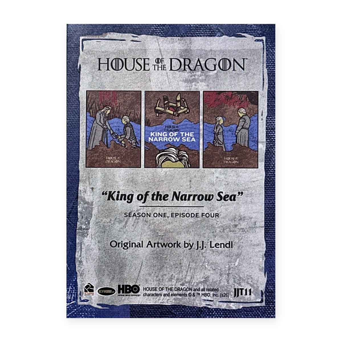 King of the Narrow Sea JJT11 HotD Series 2 Rückseite
