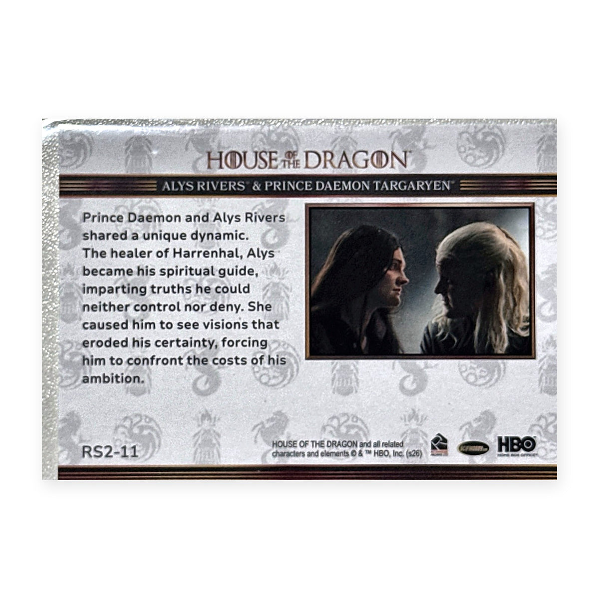 Alys Rivers & Daemon RS2-11 HotD Series 2 Rückseite