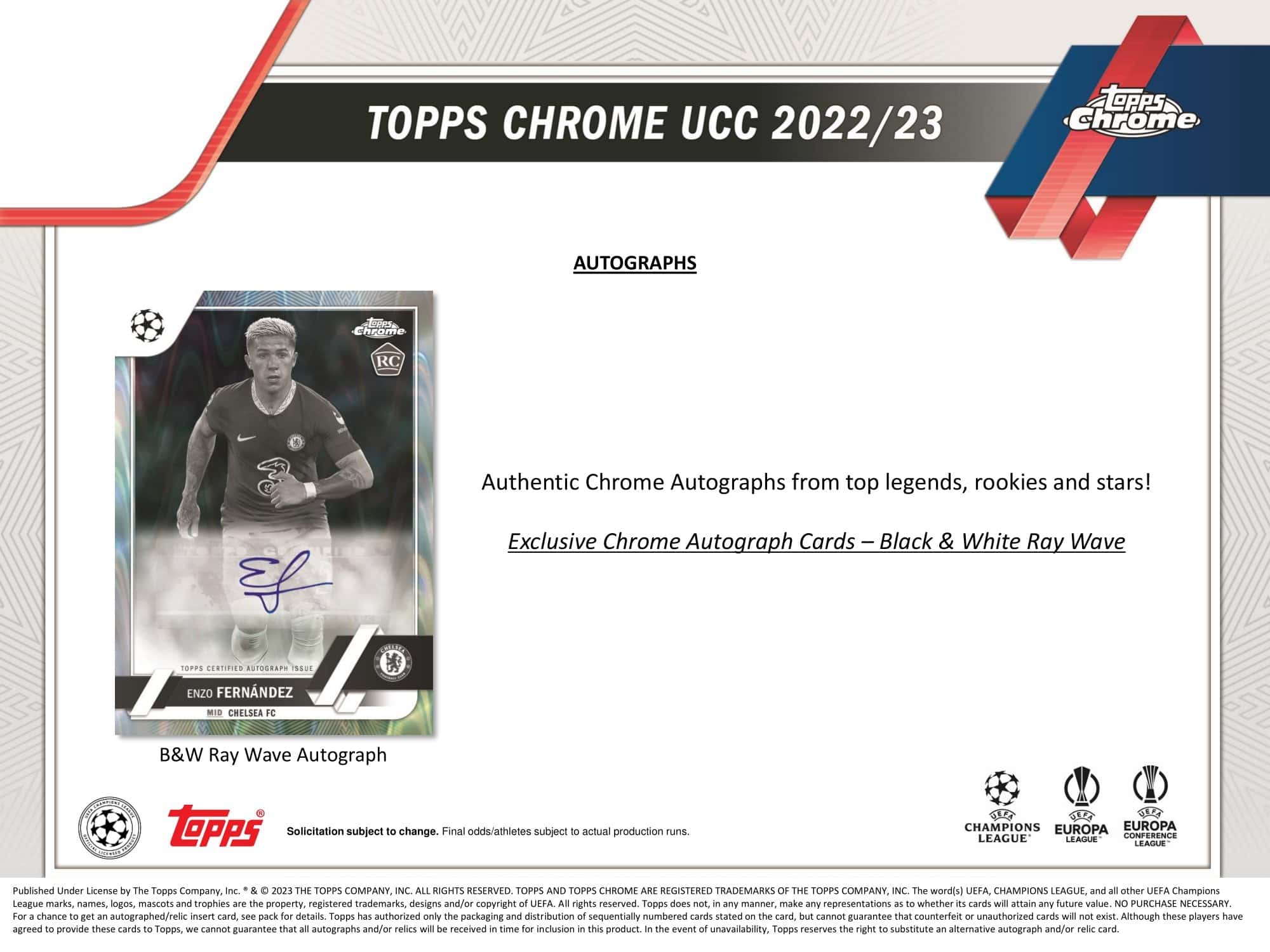 Topps Soccer Chrome UEFA Club Competitions UCC Lite Box - 2022/23