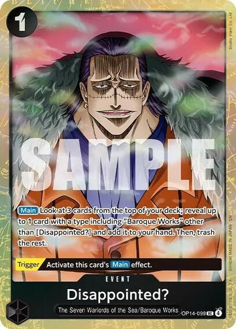 op14-099-disappointedpremiumcardcollectionbestselectionvol6