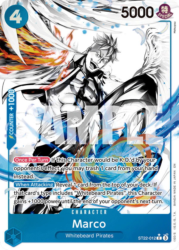 One Piece Card Game - Starter Deck ST22 – Ace & Newgate – Englisch