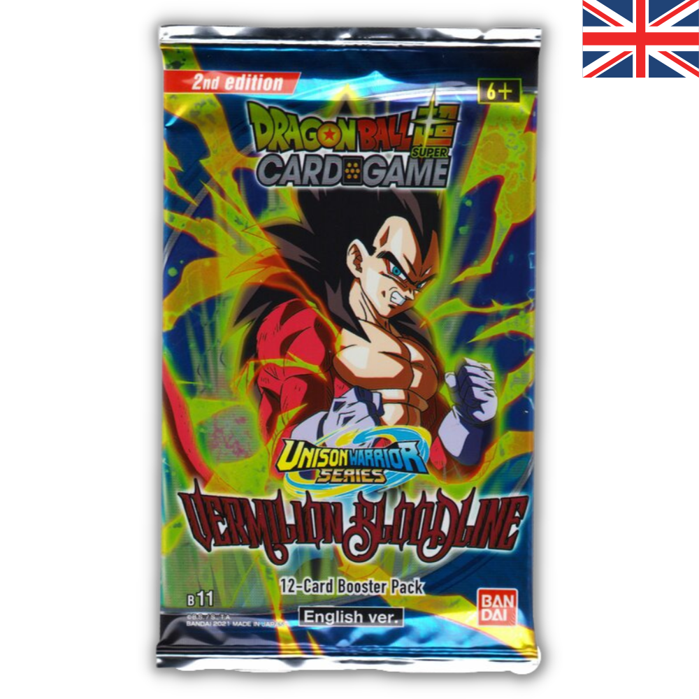 Dragon Ball Super Card Game - BT11 - Vermilion Bloodline 2nd - Booster - OVP/Sealed