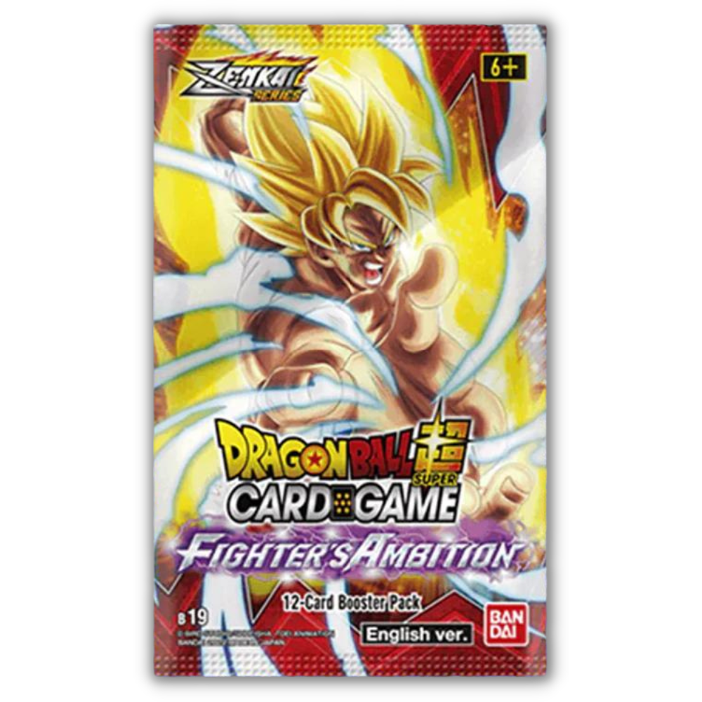 dragon ball super card game bt19 Gogeta, Battle's Beginning - Fighter's Ambition Dragon Ball Super CG Value