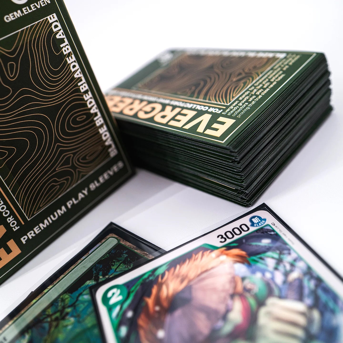 Gem.Eleven - Premium Play Sleeves - Blade - Evergreen - 100 Stk.