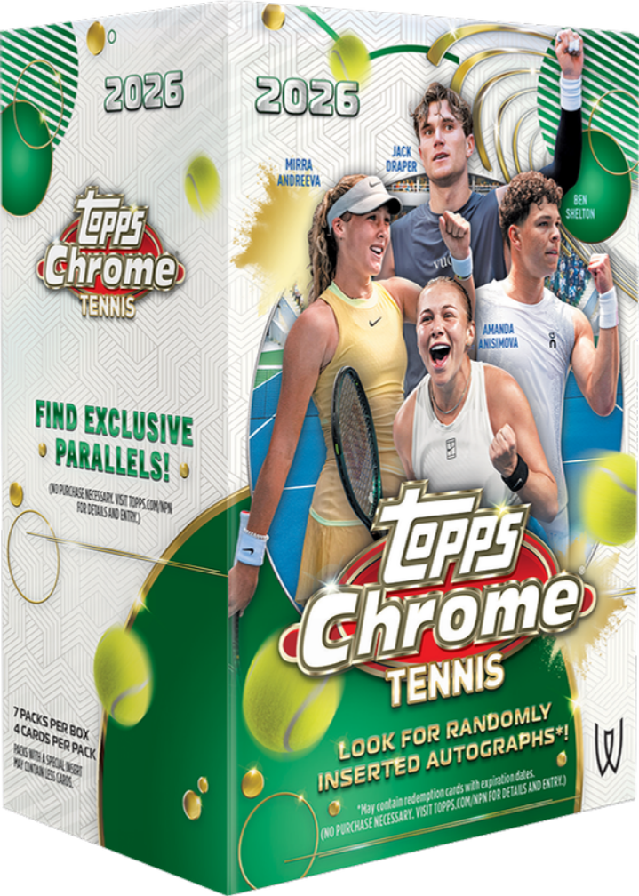 Topps Chrome Tennis 2026 Value Box