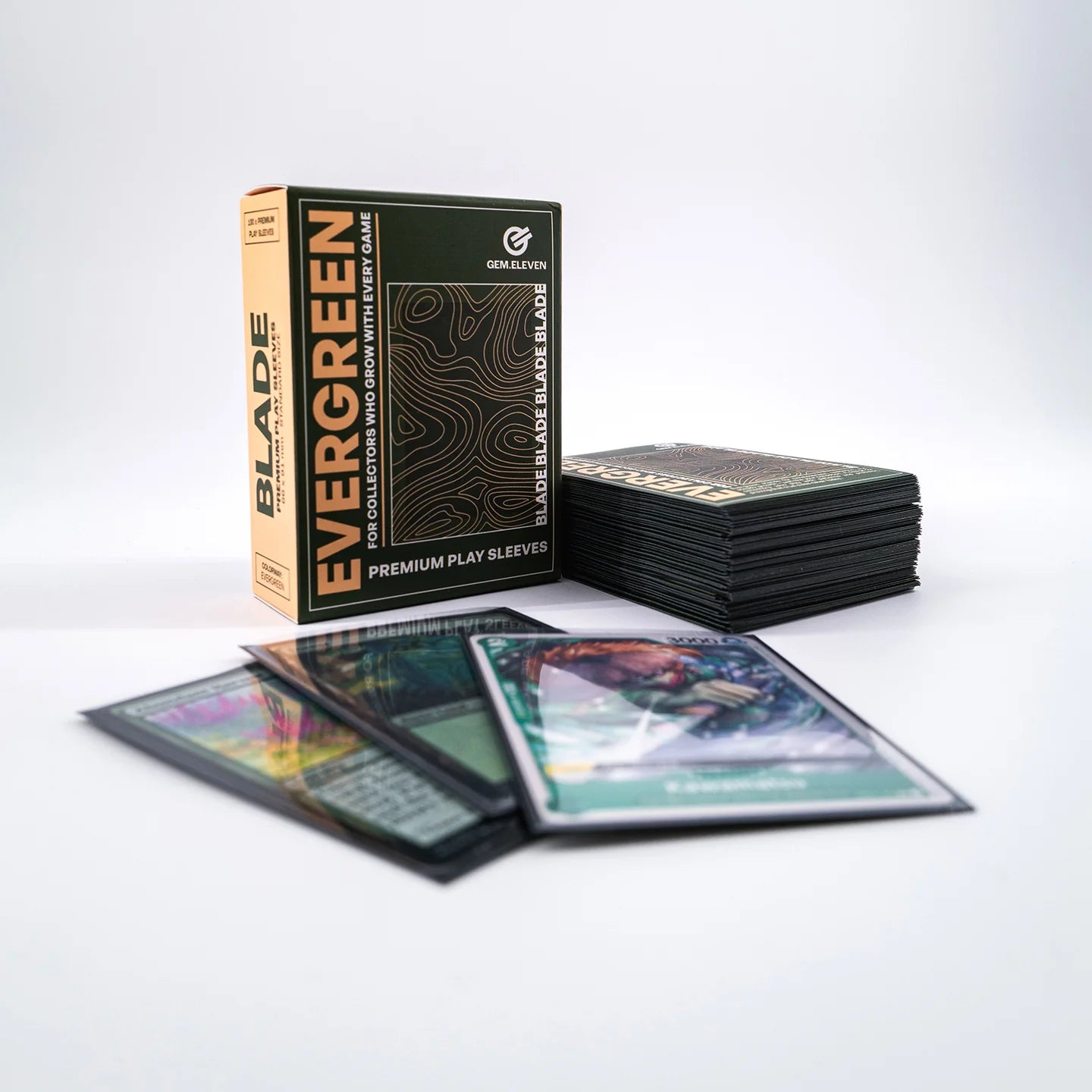 Gem.Eleven - Premium Play Sleeves - Blade - Evergreen - 100 Stk.