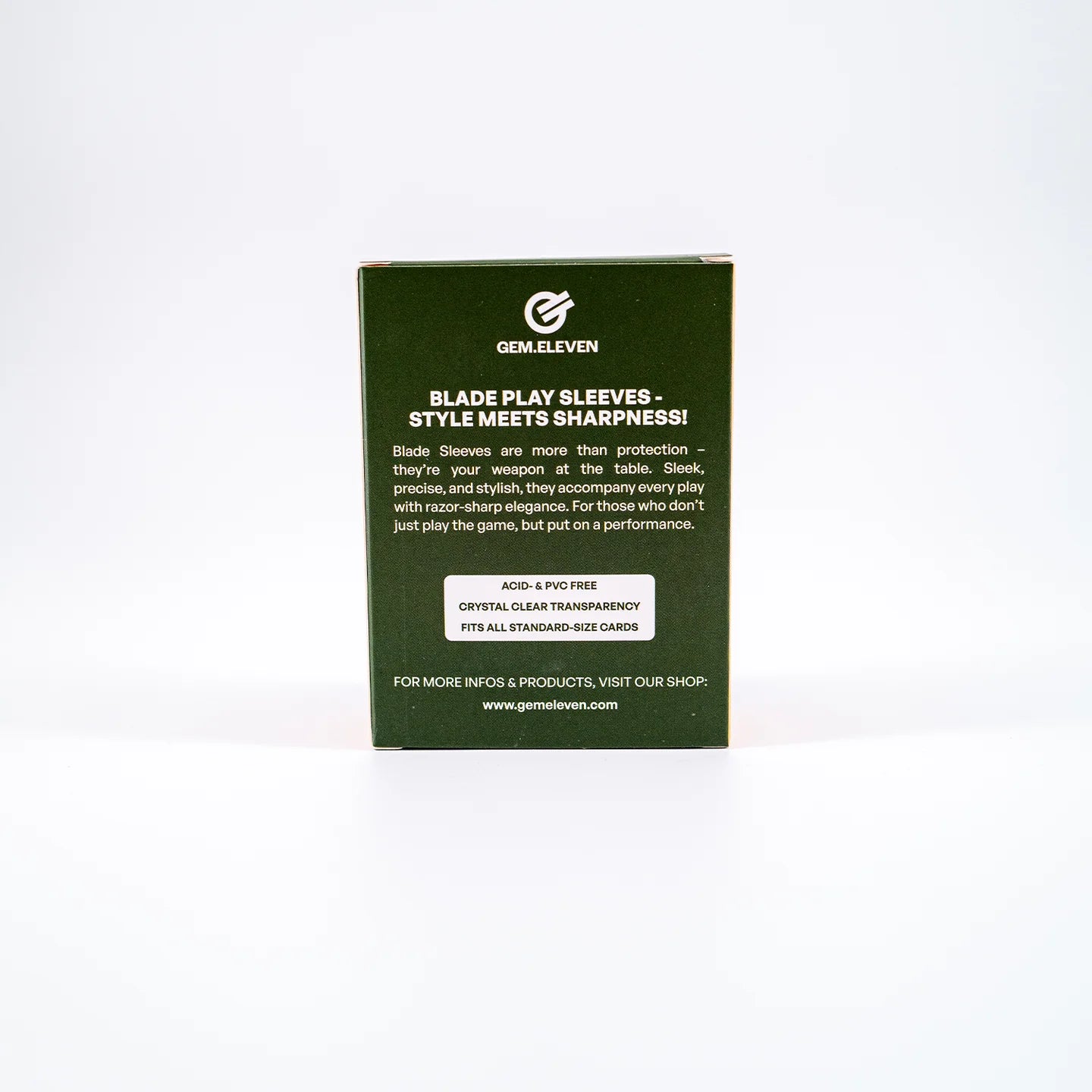 Gem.Eleven - Premium Play Sleeves - Blade - Evergreen - 100 Stk.