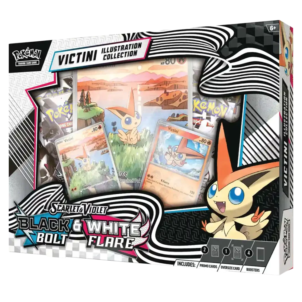 Pokemon - Black Bolt & White Flare - Victini Illustration Collection (SV10.5) - Englisch