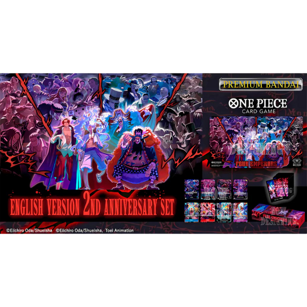 One Piece Card Game - English 2nd Anniversary Set - 4 Emperors - Engli