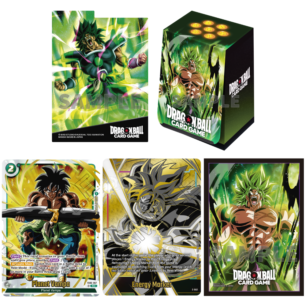 DBSCG - Fusion World - Official Card Case & Card Sleeves Vol. 4 - Broly - Englisch