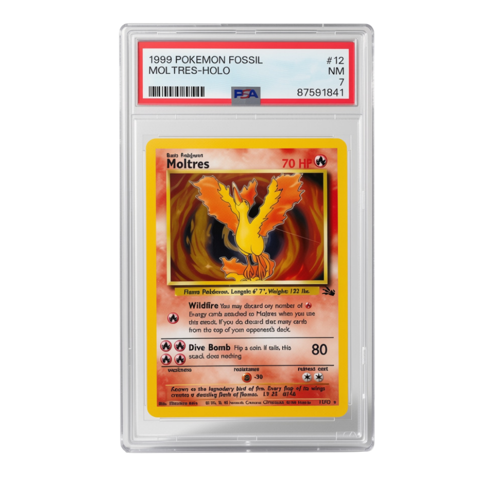 Pokemon TCG Moltres 12 Holo PSA 7 NM - Englisch (EN)