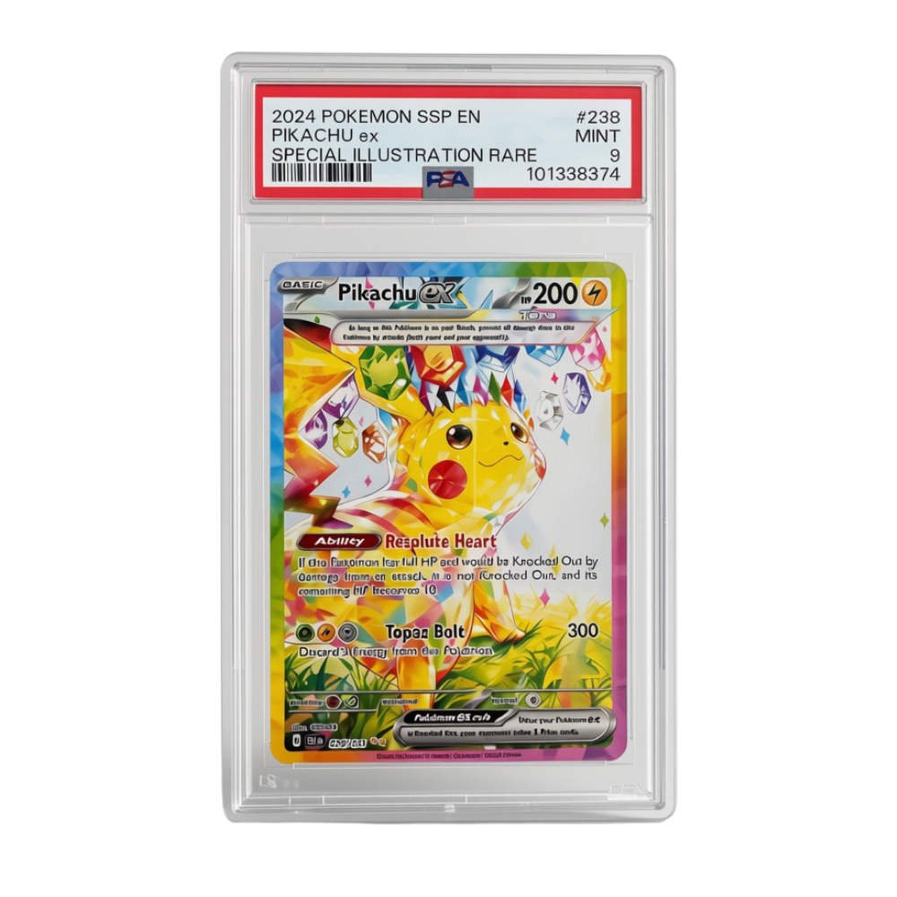 Pokemon TCG Pikachu ex 238 Special Illustration Rare PSA 9 Mint - Englisch (EN)