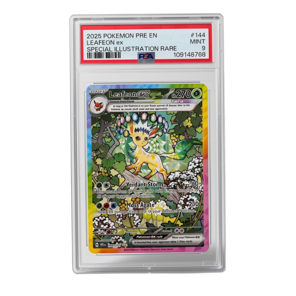 Pokemon TCG Leafeon ex 144 Special Illustration Rare PSA 9 Mint - Englisch (EN)