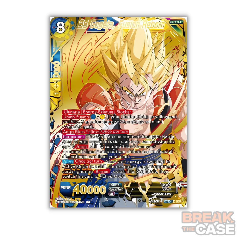 SS Gogeta, Fusion Reborn (V.1 - Secret Rare) - Dragon Ball Super Card Game - B22 Critical Blow