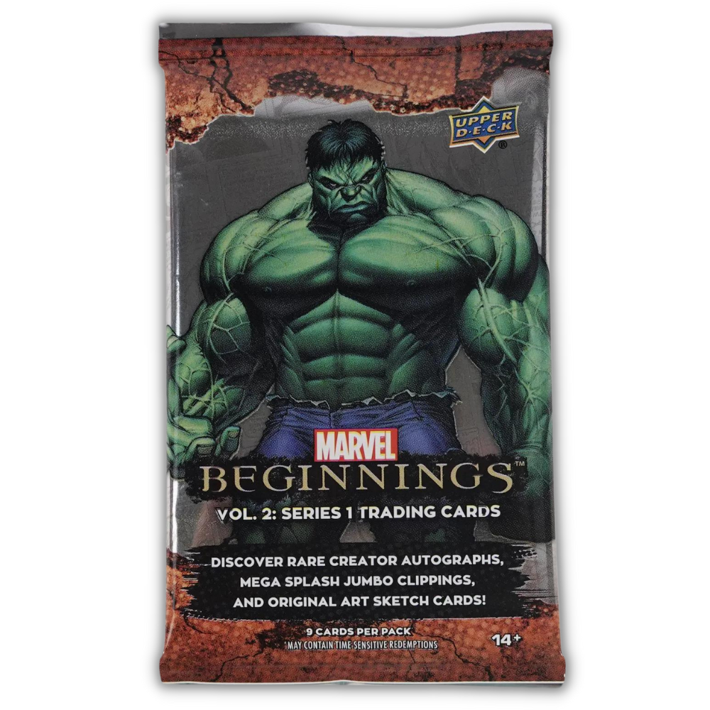 Marvel Beginnings Volume 2 Series 1 Trading Cards Box - Upper Deck - 2021