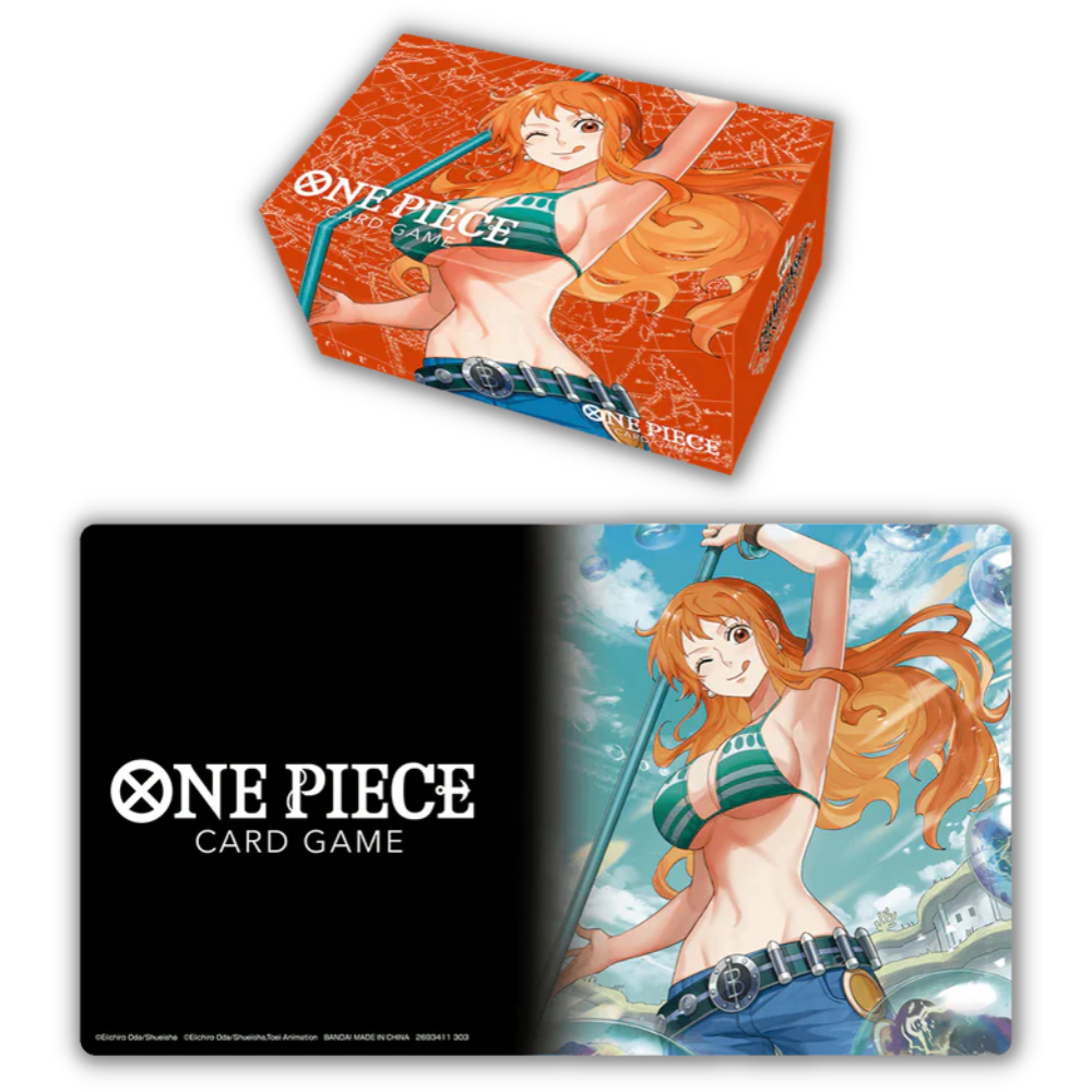 One Piece Card Game - Playmat & Storage Box Set - Nami