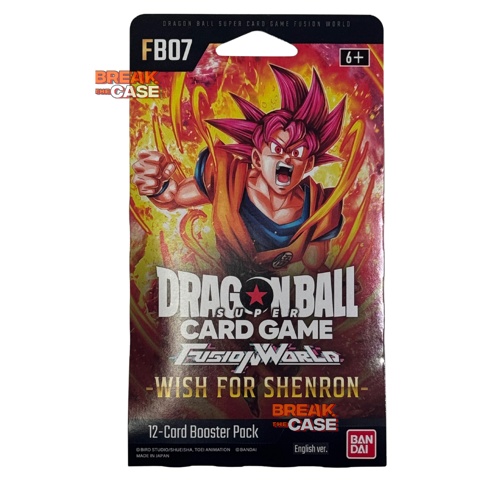 Dragon Ball Fusion World FB07 - Wish for Shenron – SLEEVED Blister Booster - Englisch