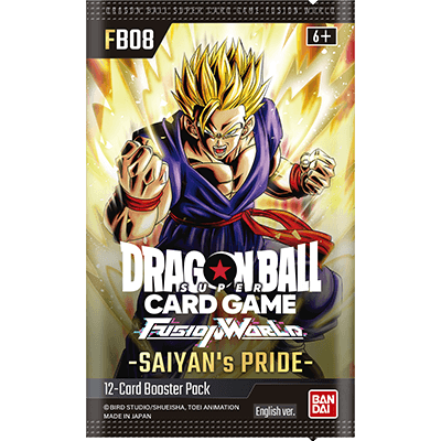 Dragon Ball Fusion World - FB08 - SAIYAN’S PRIDE - Booster – Englisch