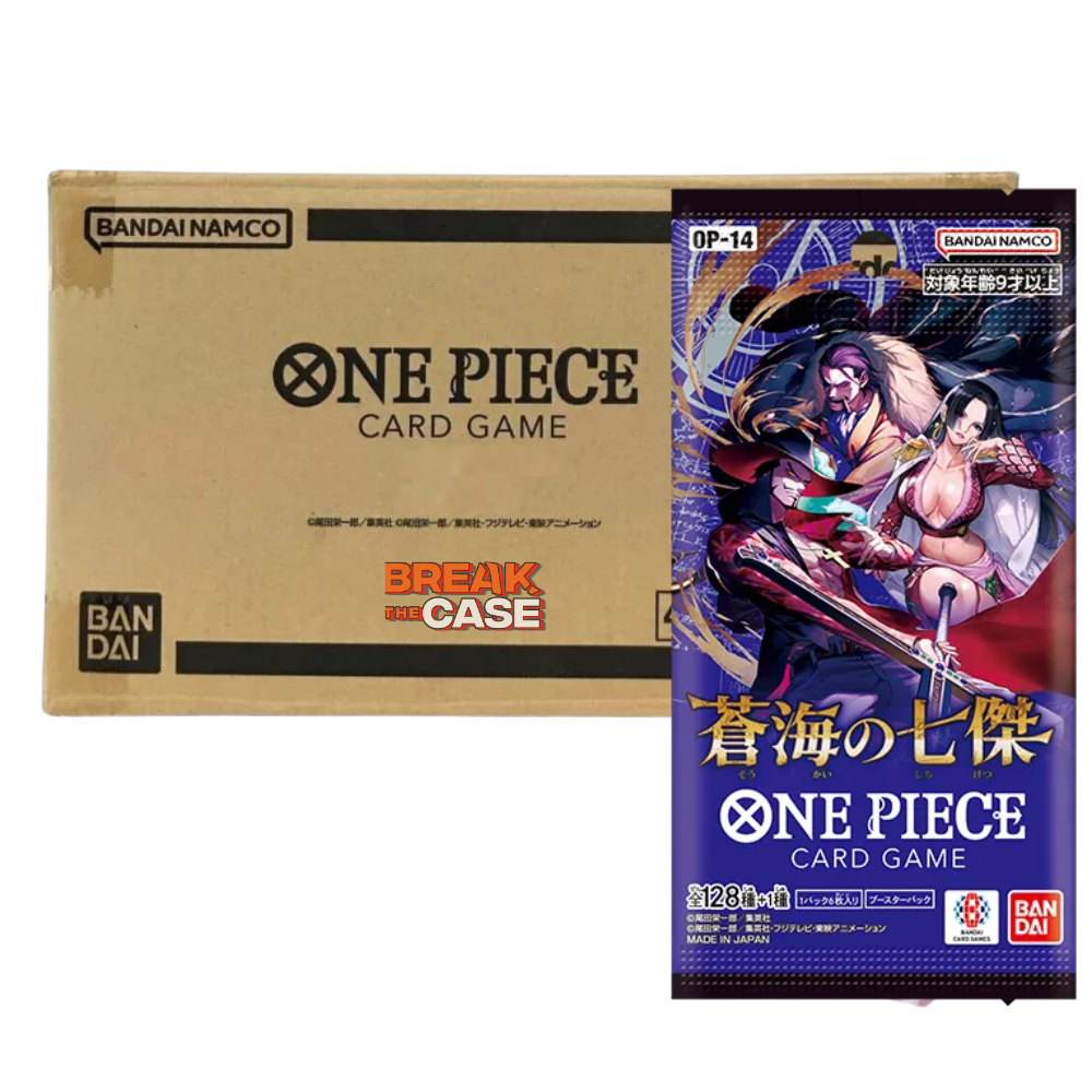 One Piece Card Game - OP14 - The Azure Sea's Seven - Case (12x Display) – Japanisch