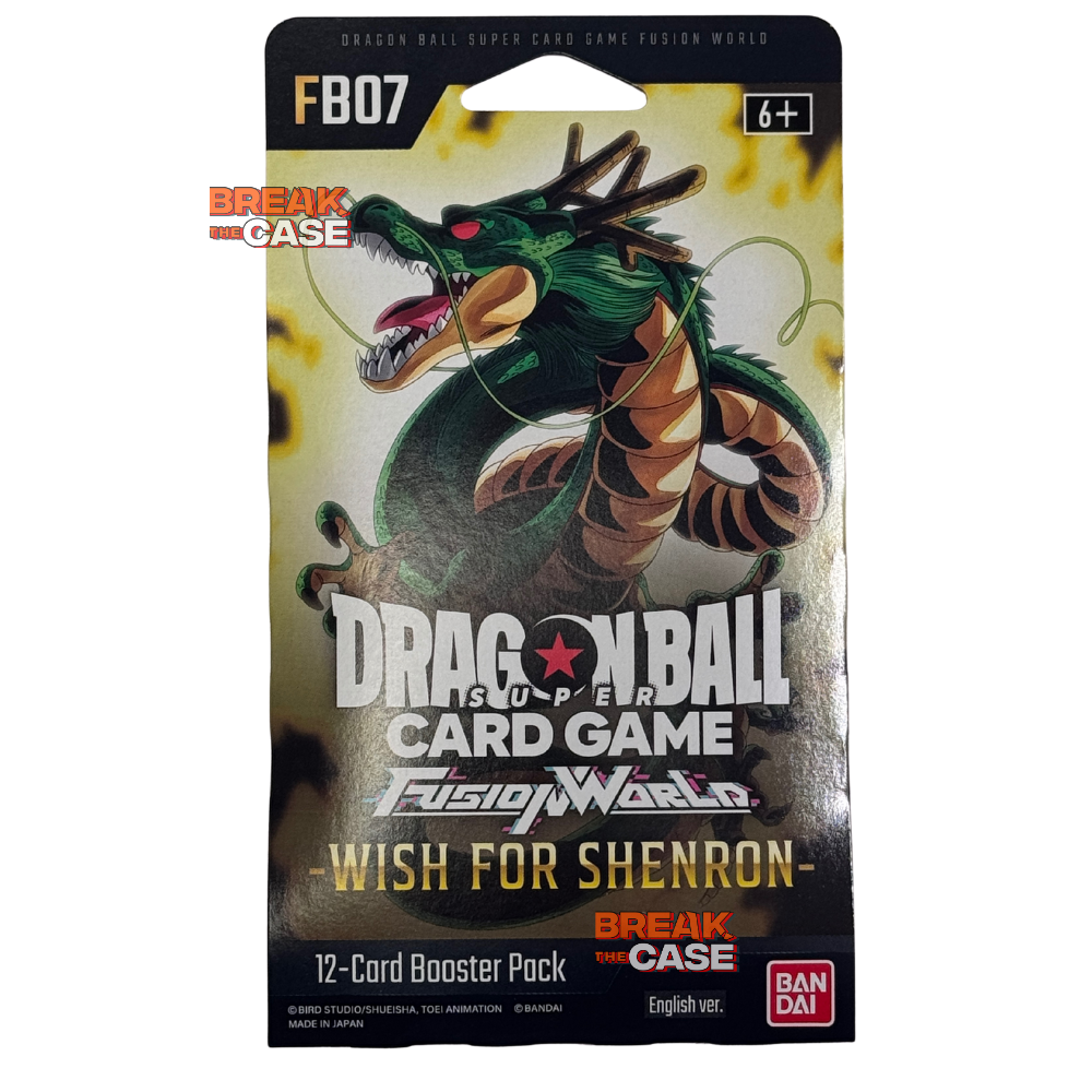 Dragon Ball Fusion World FB07 - Wish for Shenron – SLEEVED Blister Booster - Englisch