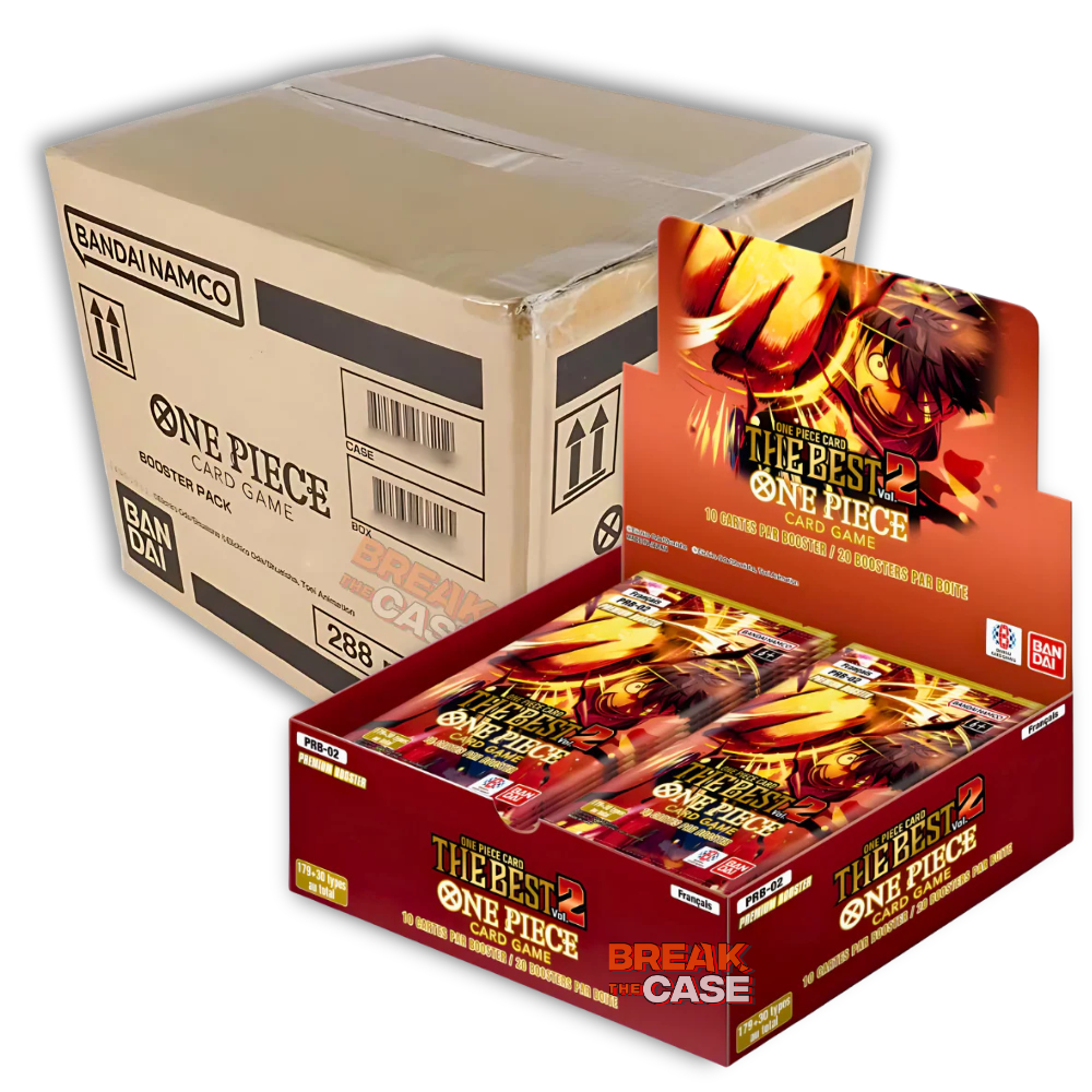 One Piece Card Game - THE BEST Vol. 2 - CASE (10x Booster Display) – PRB02 - Englisch