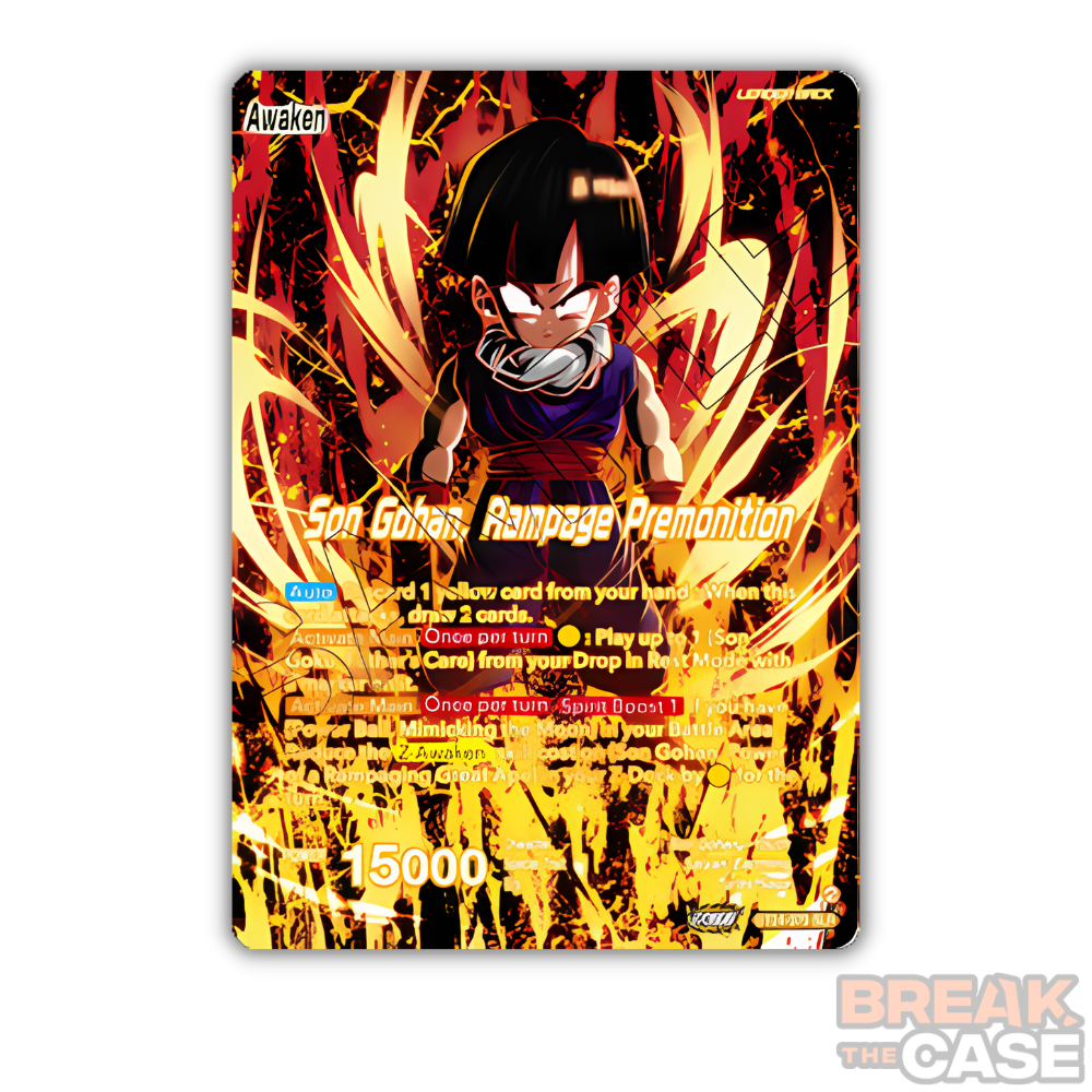 Son Gohan // Son Gohan, Rampage Premonition (V.2 - Alternate Art) - Dragon Ball Super Card Game - B24 Beyond Generation