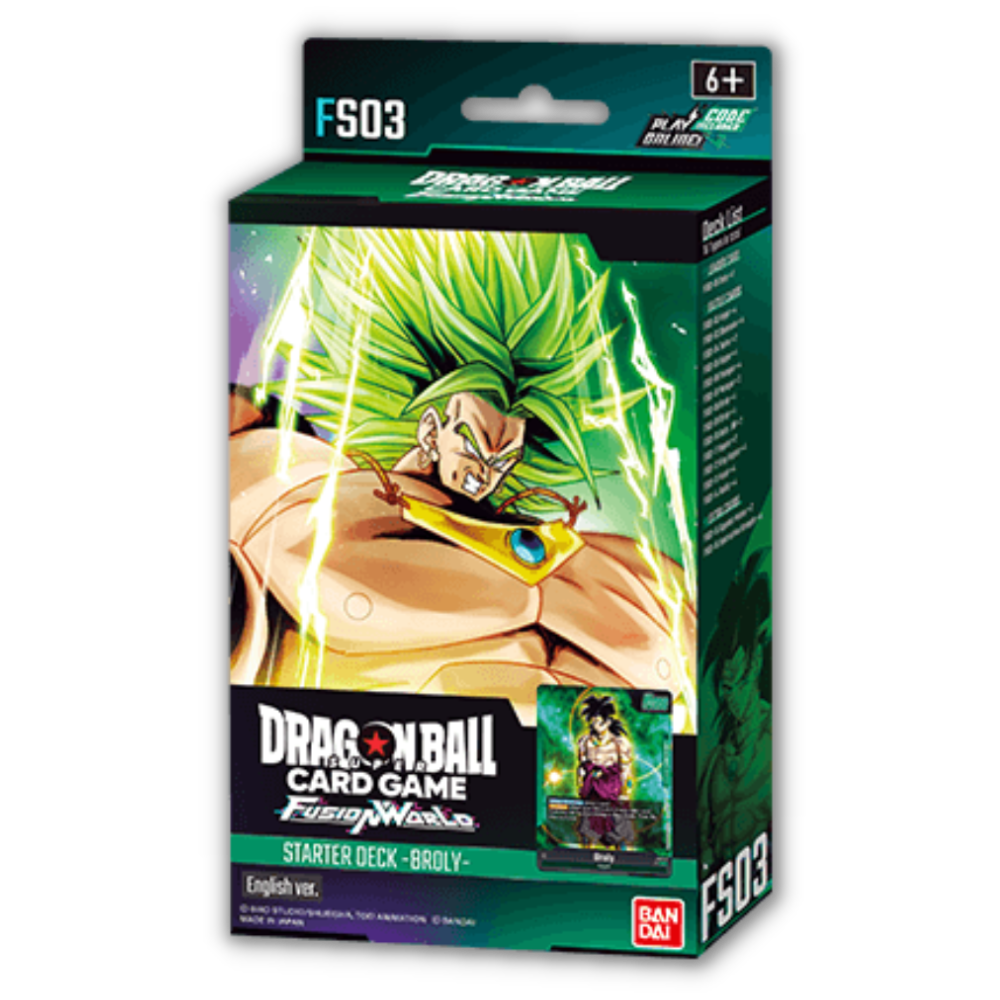 DBSCG - Fusion World - BROLY - FS03 - Starter Deck - Englisch