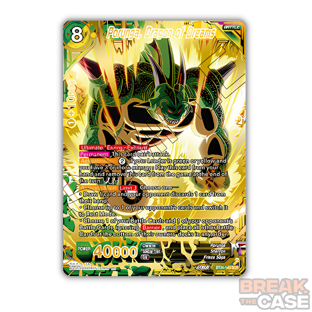 Porunga, Dragon of Dreams (V.1 - Secret Rare) - Dragon Ball Super Card Game - B24 BeyondGeneration