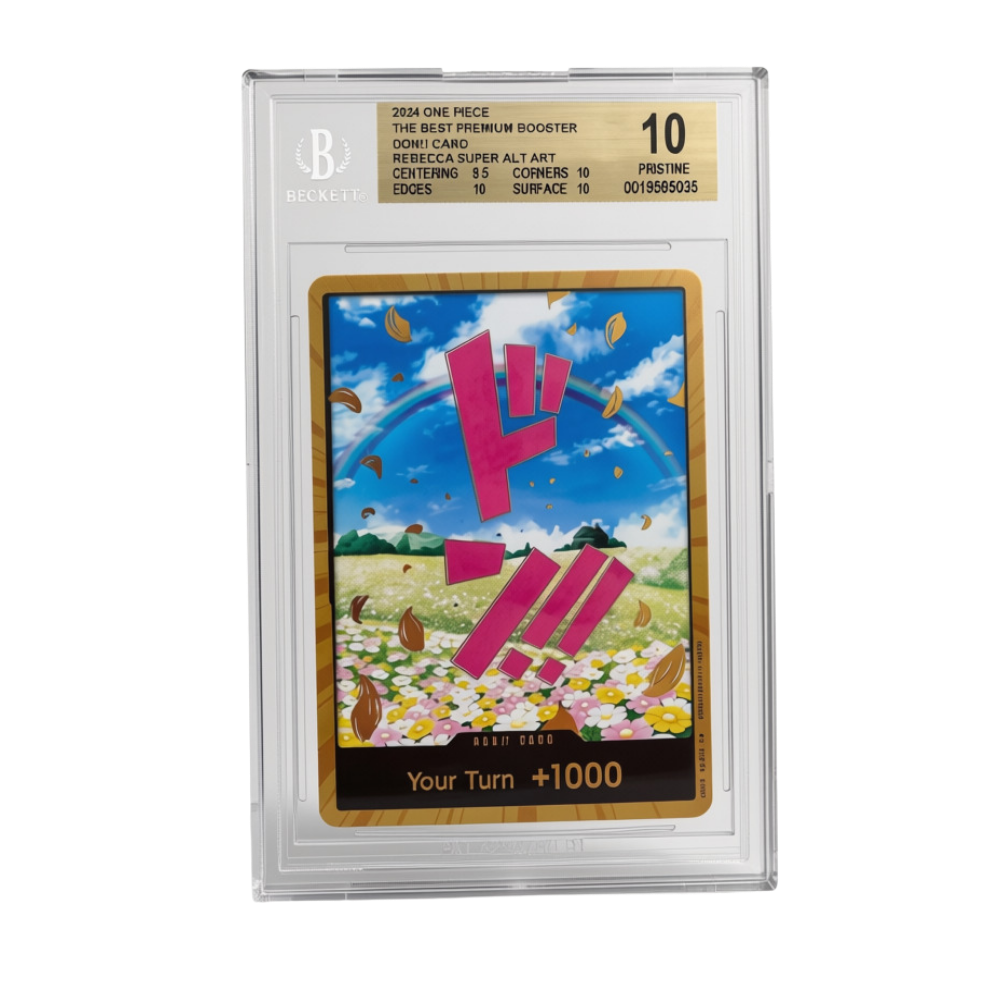 One Piece Card Game DON!! Card Rebecca Gold BGS 10 Pristine - Englisch (EN)