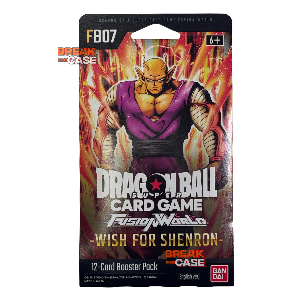 Dragon Ball Fusion World FB07 - Wish for Shenron – SLEEVED Blister Booster - Englisch