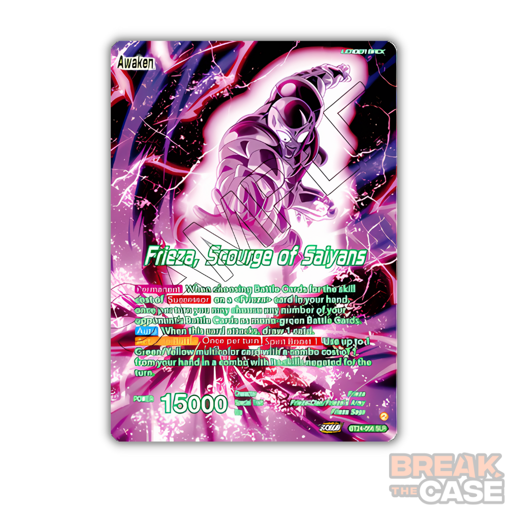 Frieza // Frieza, Scourge of Saiyans (V.2 - Alternate Art) - Dragon Ball Super Card Game - B24 Beyond Generation