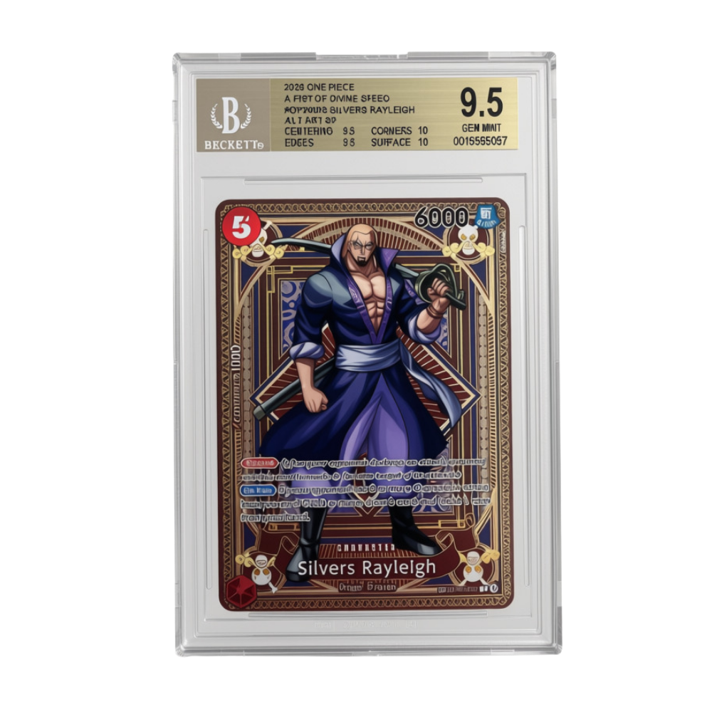One Piece Card Game Silvers Rayleigh OP09-005 Alt Art SP BGS 9.5 Gem Mint - Englisch (EN)