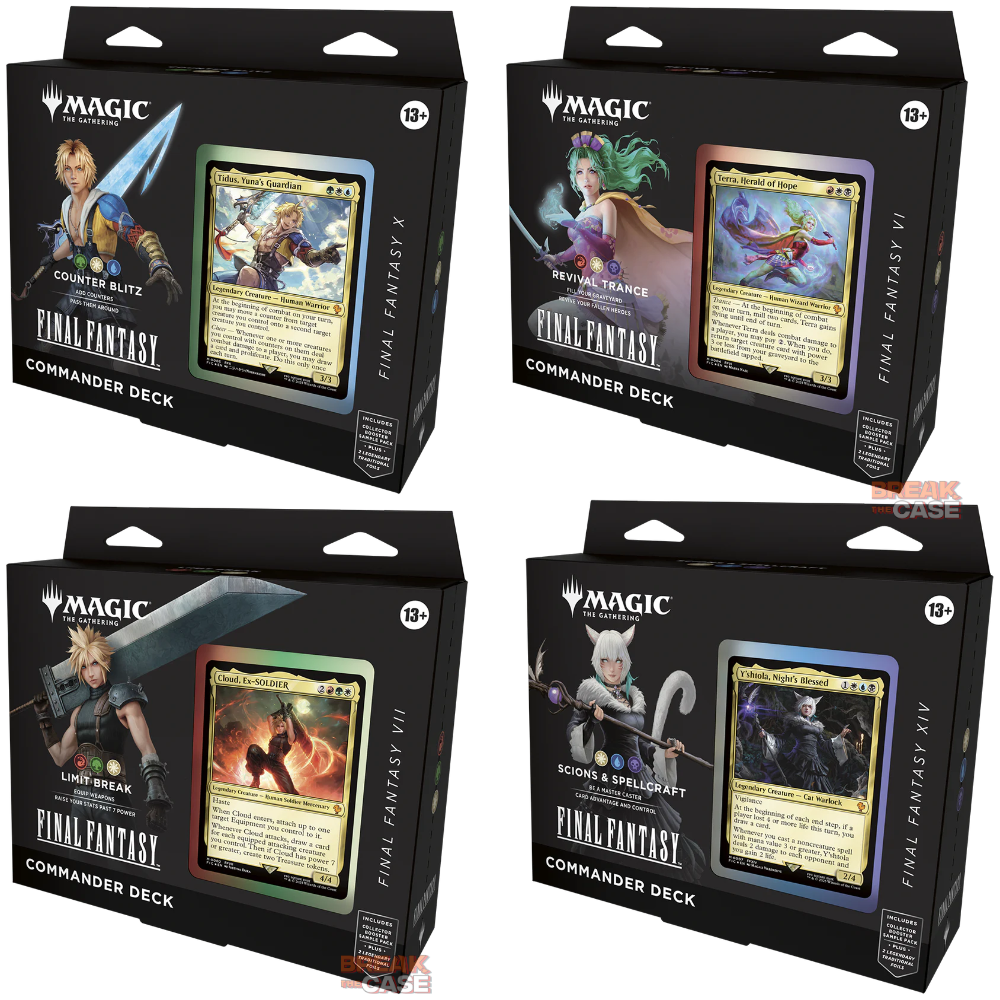 Magic: The Gathering - FINAL FANTASY Commander Deck - SET (4 Decks) - Englisch