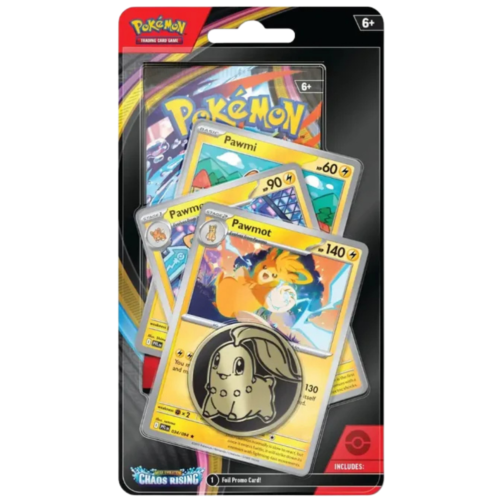 Pokemon - Chaos Rising - Mega Evolution - ME04 – Premium Checklane Blister – Englisch