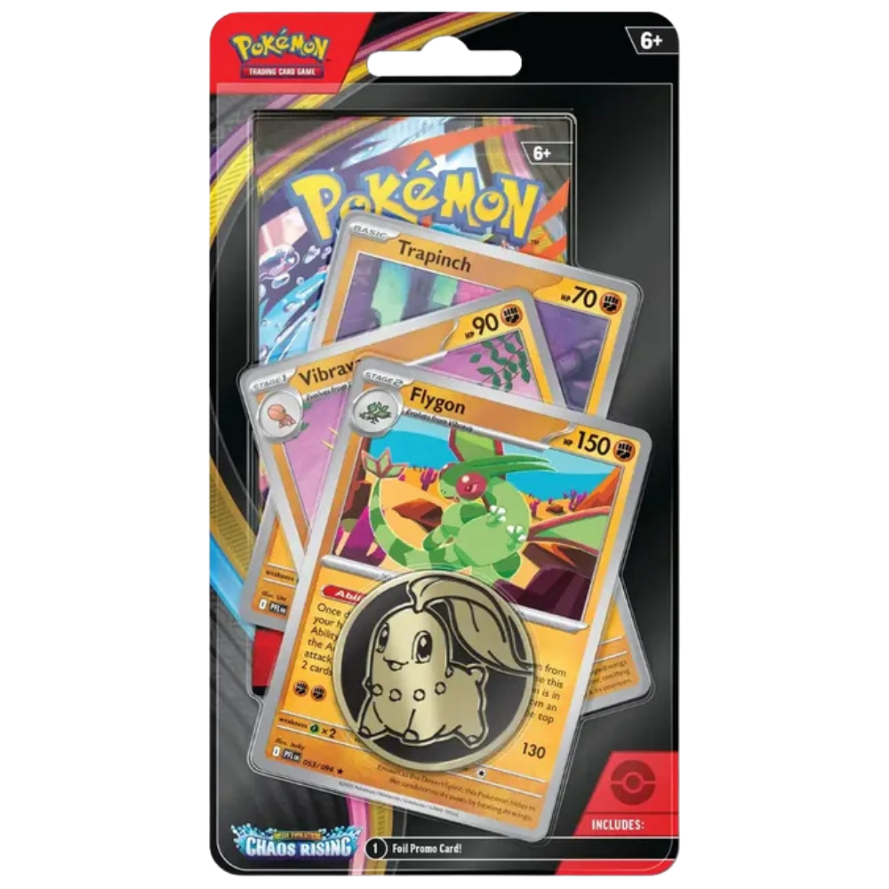Pokemon - Chaos Rising - Mega Evolution - ME04 – Premium Checklane Blister – Englisch