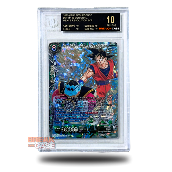 Son Goku, Peace Resolution - (SCR) - BGS 10 BLACK LABEL - Dragon Ball