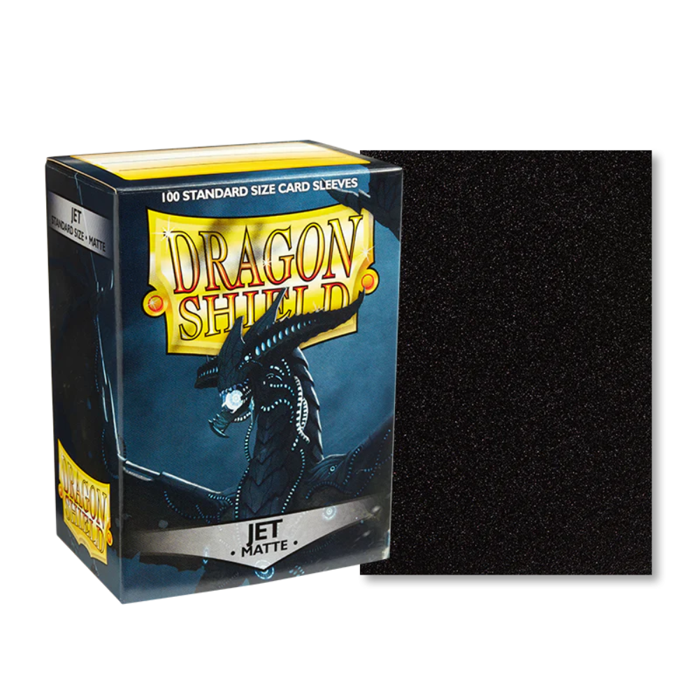 Dragon Shield - Card Sleeves - Matte Jet (100x)