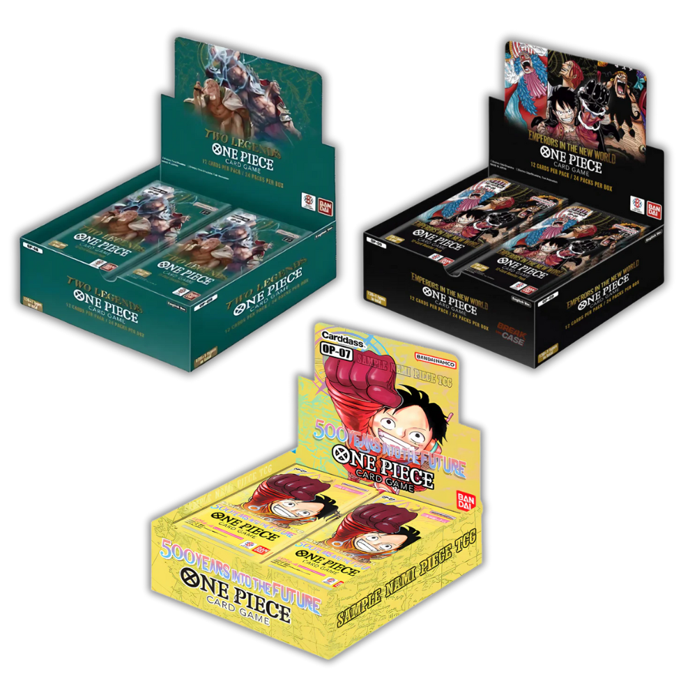 One Piece Card Game - Bundle - OP09 + OP08 + OP07 Displays - Englisch