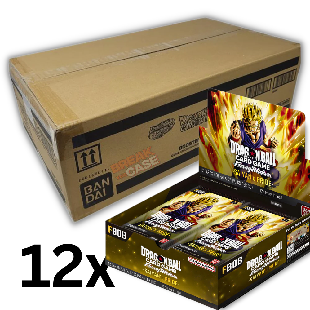 Dragon Ball Fusion World - FB08 - SAIYAN’S PRIDE Case (12x Display) – Englisch