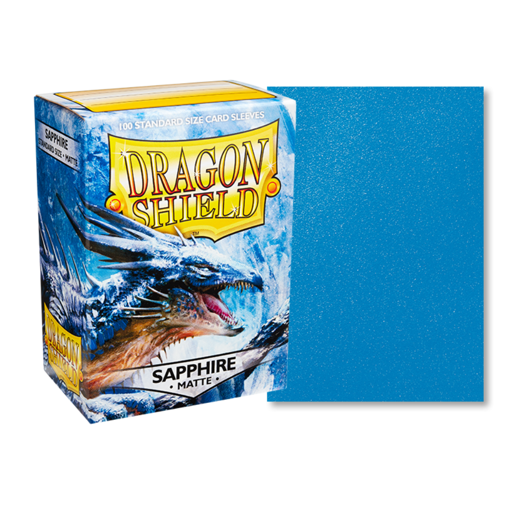 Dragon Shield - Card Sleeves - Matte Sapphire (100x)