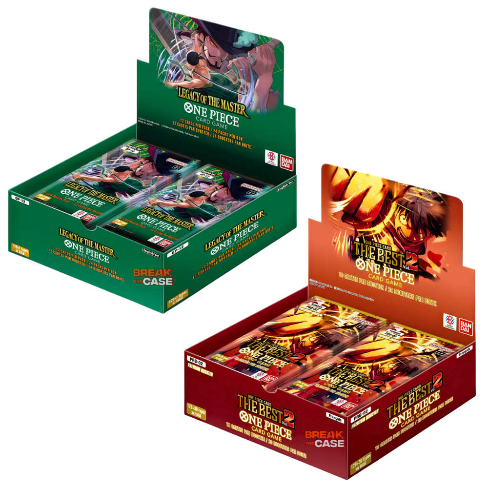 One Piece Card Game - THE BEST Vol. 2 + Legacy of the Master - Display Bundle – PRB02 + OP12 - Englisch