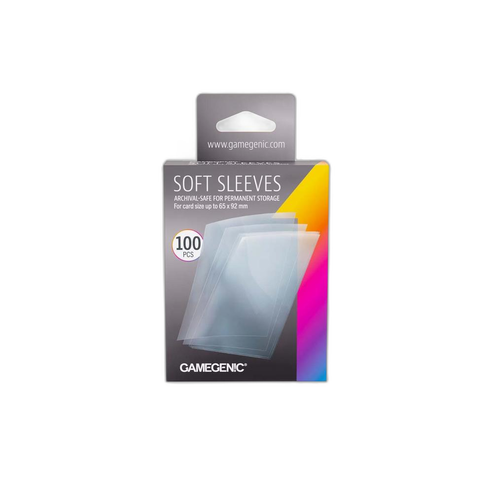 Gamegenic Soft Sleeves Clear (100 Sleeves)