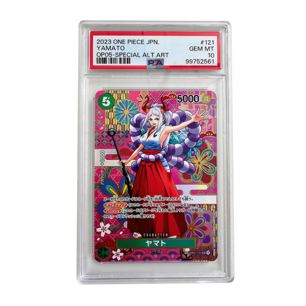 One Piece Card Game Yamato OP01-121 Special Alt Art PSA 10 Gem Mint - Japanisch (JP)