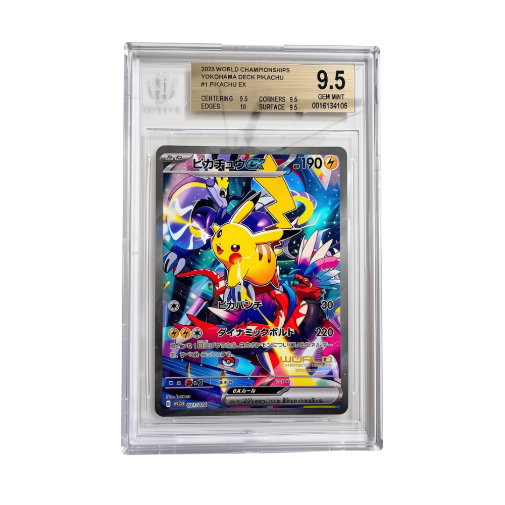 Pokemon TCG Pikachu ex 001/030 World Championships Yokohama BGS 9.5 Gem Mint - Japanisch (JP)