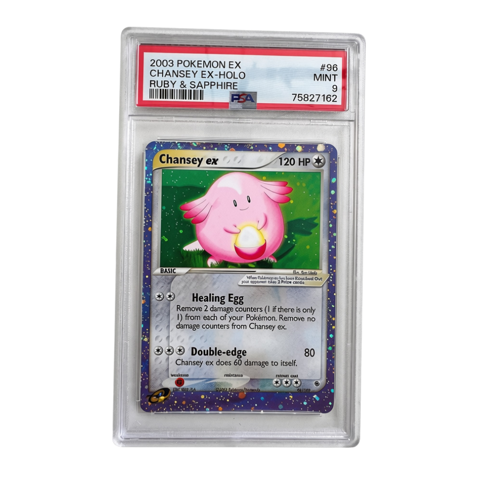 Pokemon TCG Chansey ex Holo #96/109 Ruby Sapphire PSA 9 Mint - Englisch (EN)