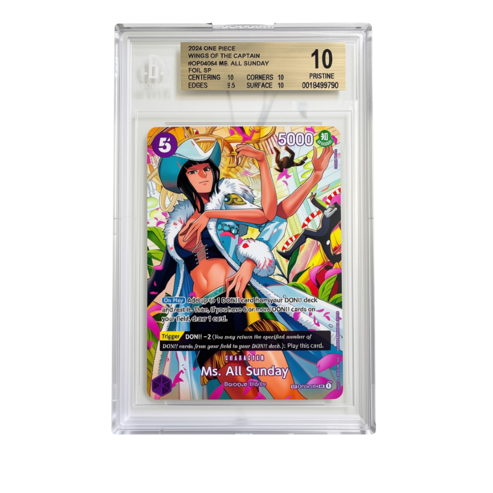 One Piece Card Game Ms. All Sunday OP04-054 Foil SP BGS 10 Pristine - Englisch (EN)