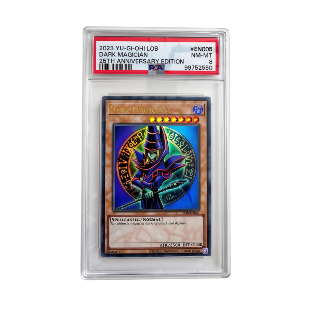 Yu-Gi-Oh Dark Magician LOB-EN005 25th Anniversary PSA 8 NM-MT - Englisch (EN)