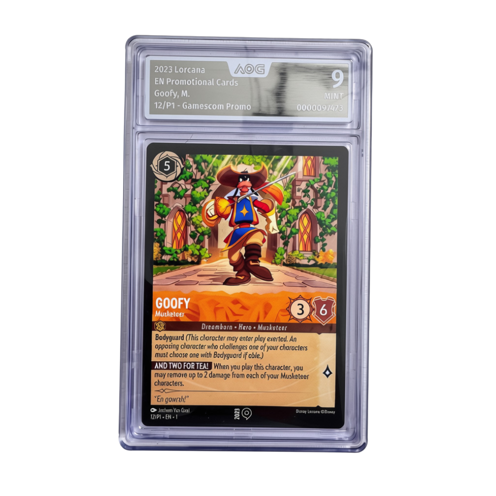 Disney Lorcana Goofy Musketeer 12/P1 Gamescom Promo AOG 9 Mint - Englisch (EN)