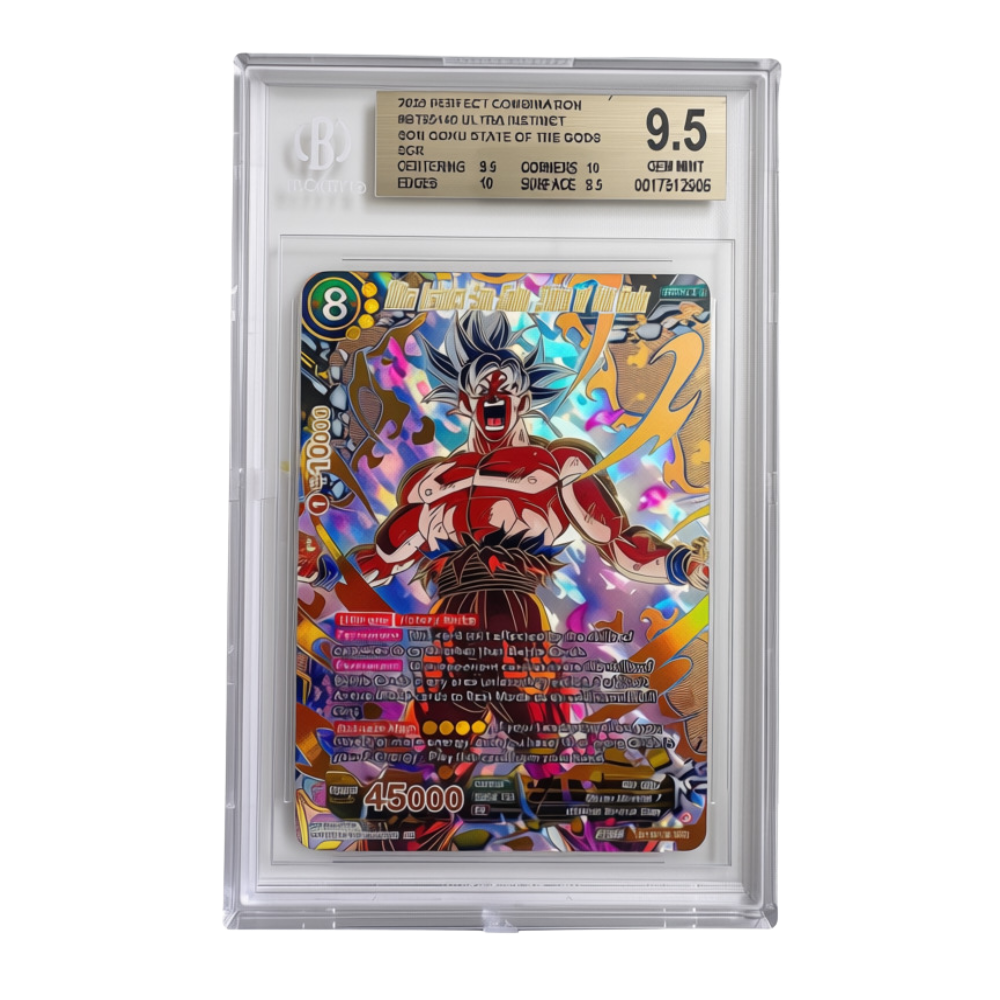 Dragon Ball Super Card Game Ultra Instinct Son Goku State of the Gods SCR BGS 9.5 - Englisch (EN)